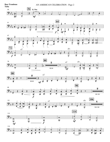 An American Celebration - Bass Trombone/Tuba