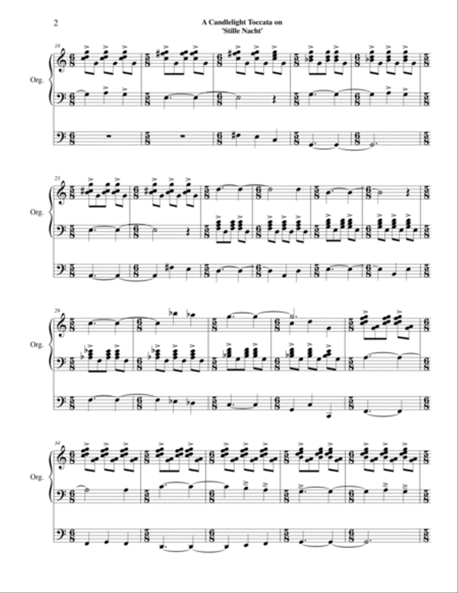 A Candlelight Toccata on 