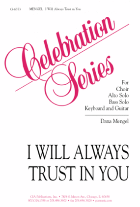 Book cover for I Will Always Trust in You - Guitar edition