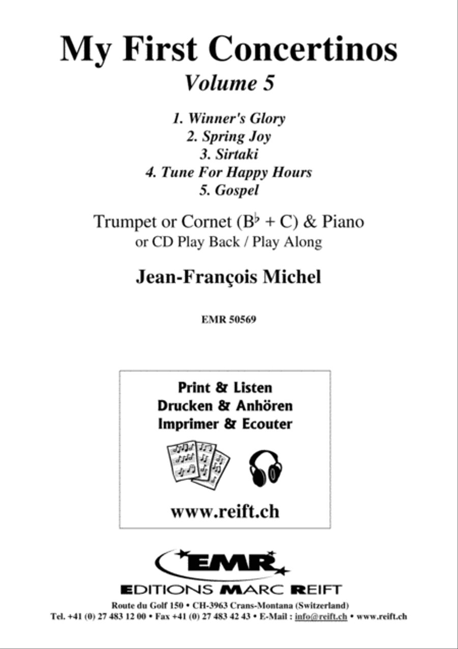 My First Concertinos Volume 5 Cornet scores gallery preview page 2