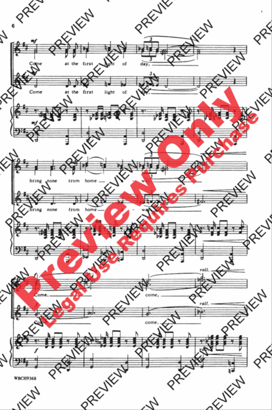 Three Spanish Ballades Women's Choir scores gallery preview page 6