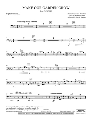 Make Our Garden Grow (from Candide) - Euphonium in Bass Clef