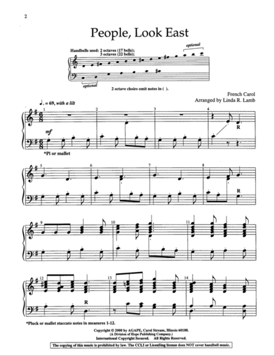 People, Look East People, Look East 3-Octaves scores gallery preview page 6