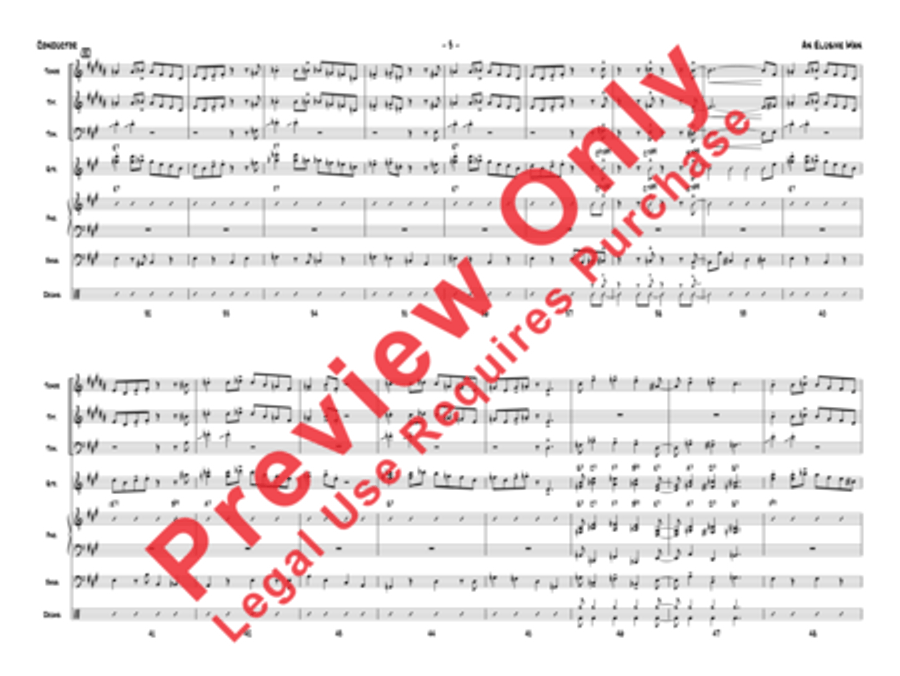 An Elusive Man Jazz Ensemble scores gallery preview page 6