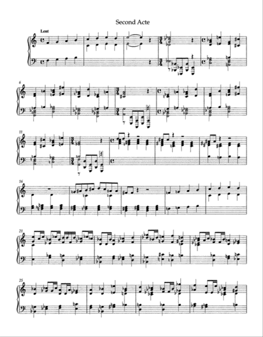 Le fils des étoiles for Piano Piano Solo scores gallery preview page 3