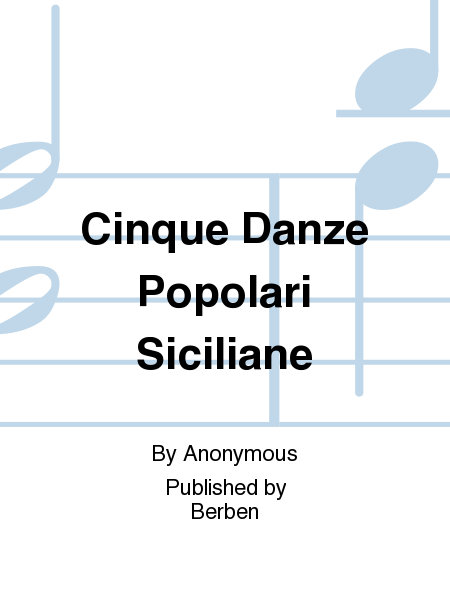 Cinque Danze Popolari Siciliane