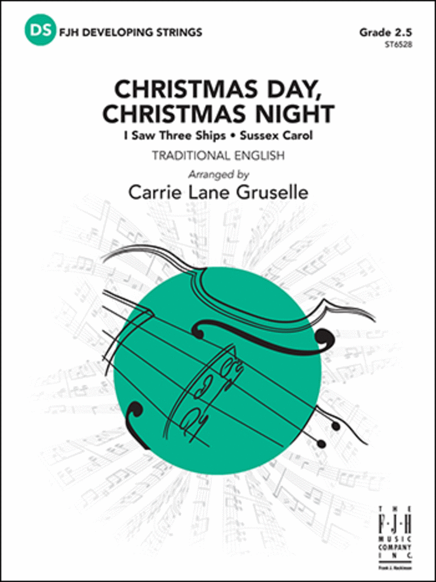 Christmas Day, Christmas Night String Orchestra scores gallery preview page 1