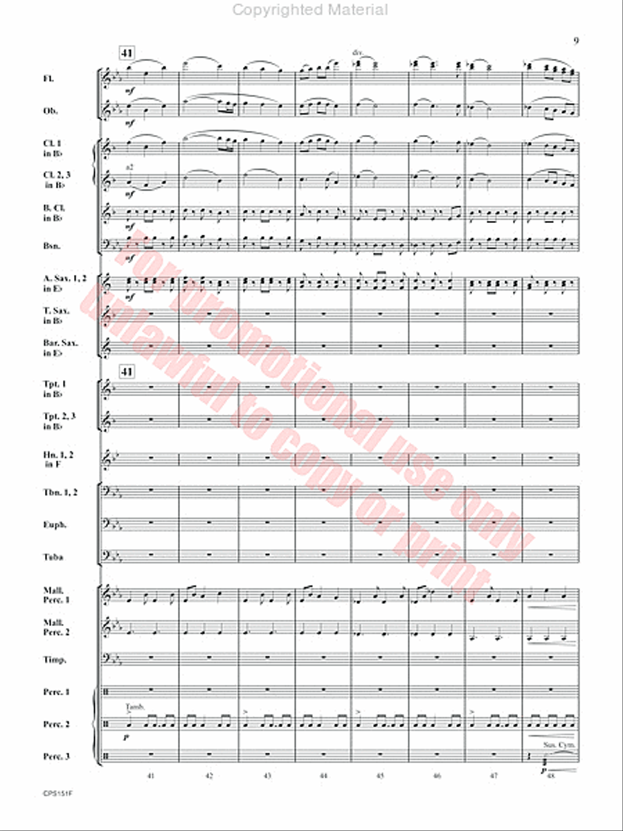 Jumpstart Concert Band scores gallery preview page 10