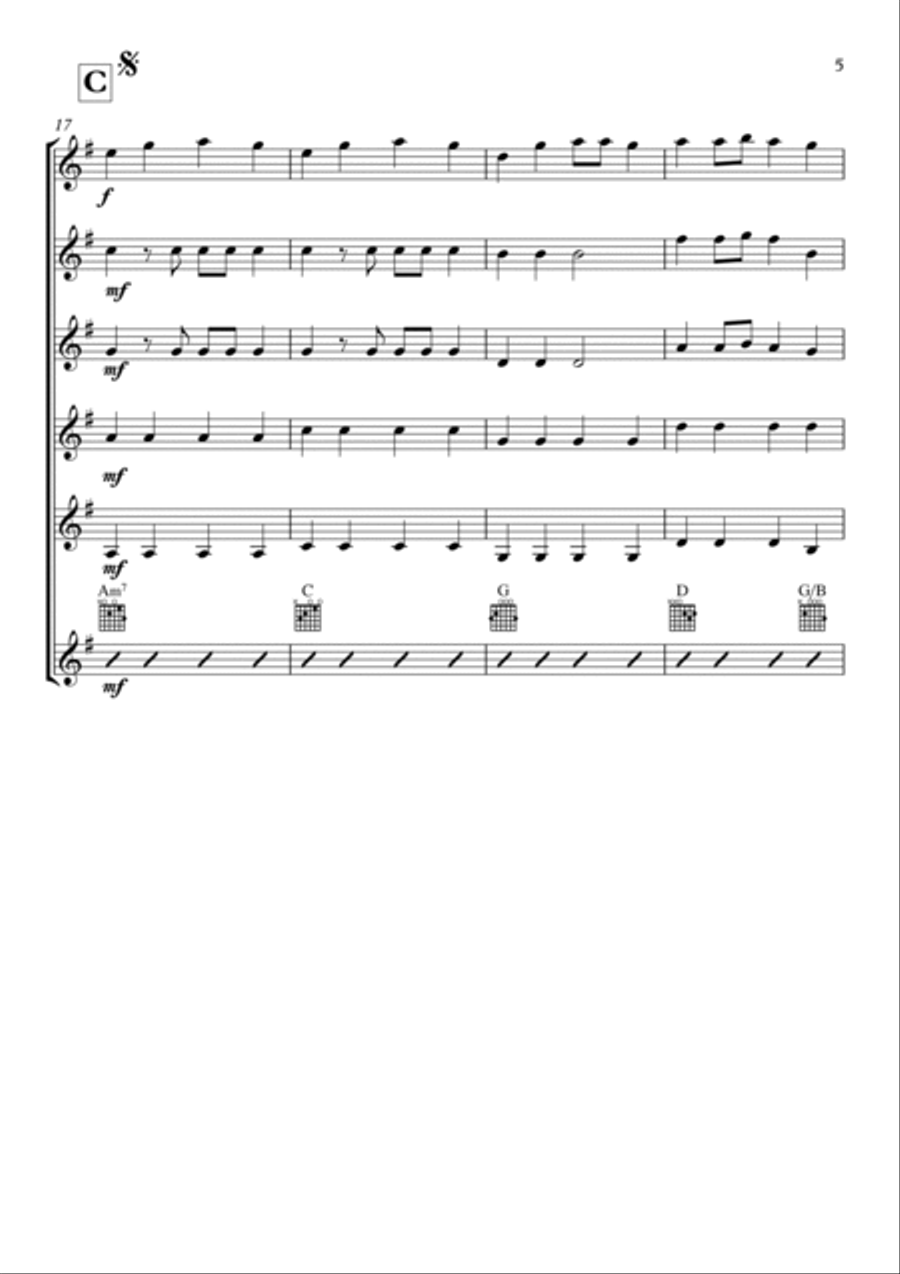 You Belong With Me Electric Guitar scores gallery preview page 5
