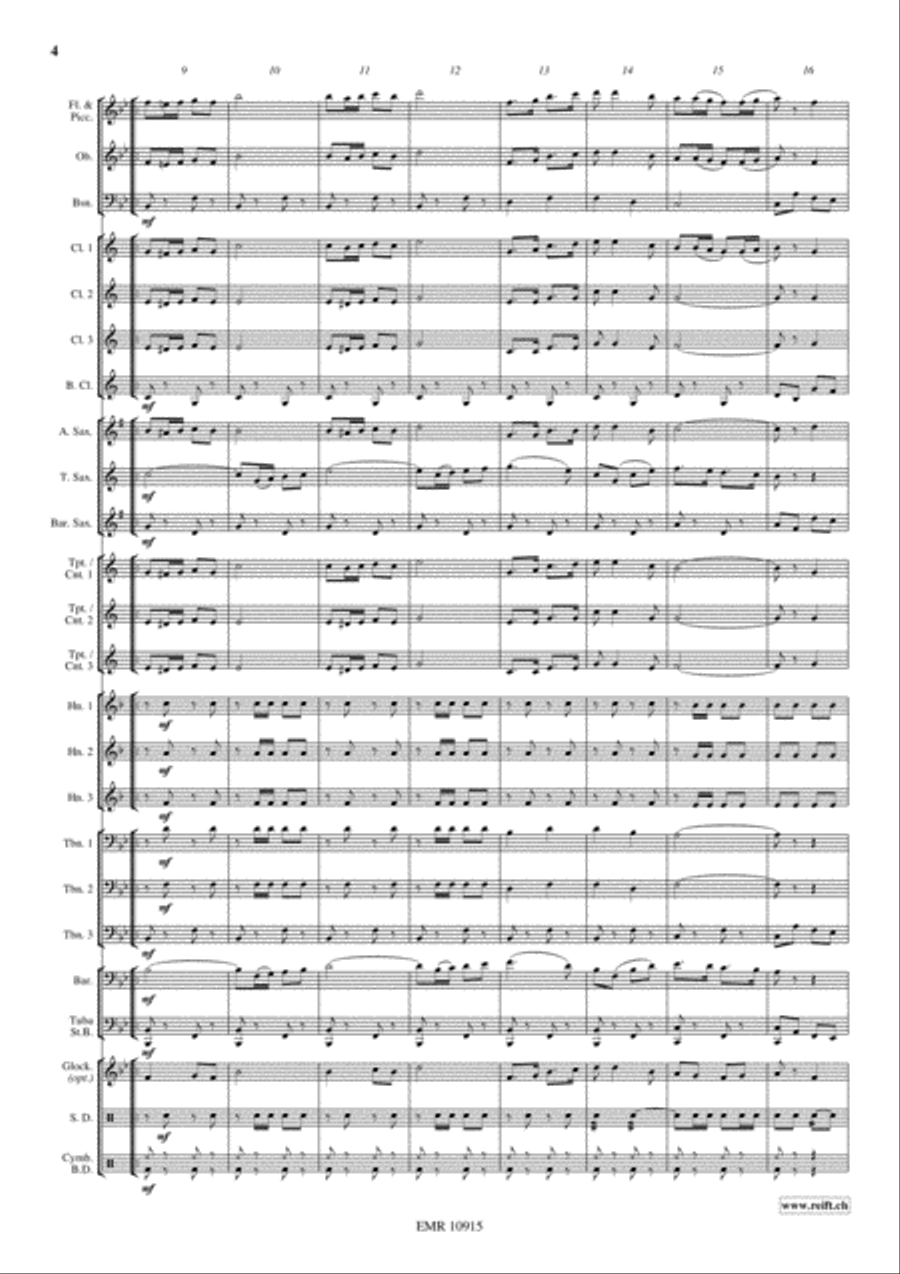 Caprice Caprice Concert Band scores gallery preview page 5