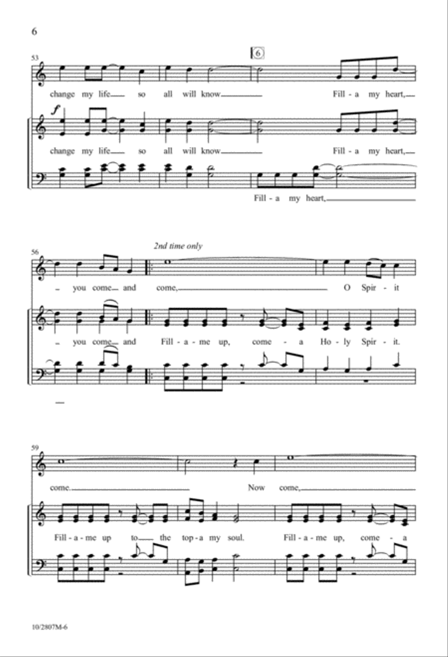 Fill-a Me Up! 4-Part scores gallery preview page 7