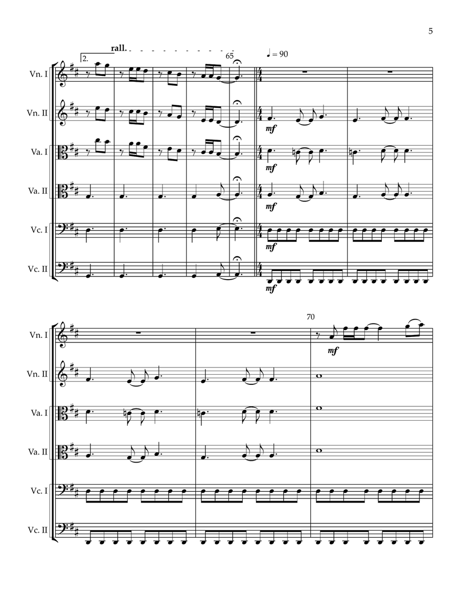 Fooling Yourself (The Angry Young Man) Cello scores gallery preview page 5