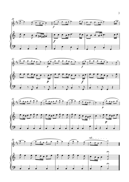 "Spring" (La Primavera) by Vivaldi - Easy version for CLARINET & PIANO image number null