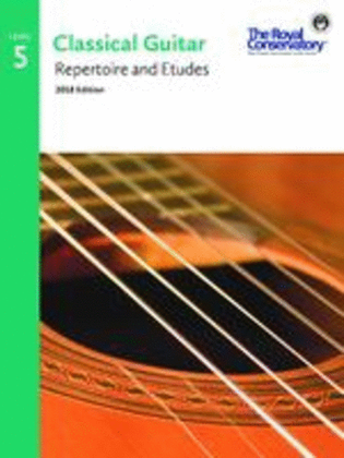 Book cover for Guitar Repertoire and Etudes 5