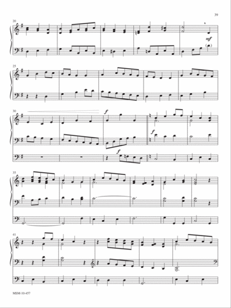 The Ash Grove The Ash Grove Organ scores gallery preview page 2