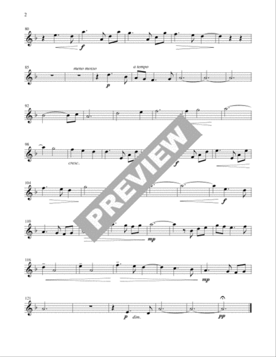 Made of Thorns, a Crown Was Braided - Instrument edition C Instrument scores gallery preview page 3