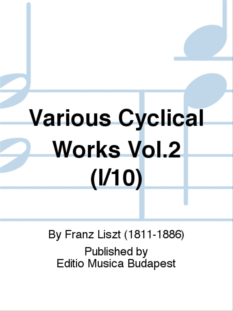 Various Cyclical Works Vol. 2 (I/10) Chamber Music scores gallery preview page 1