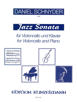 Book cover for Jazz Sonata for cello