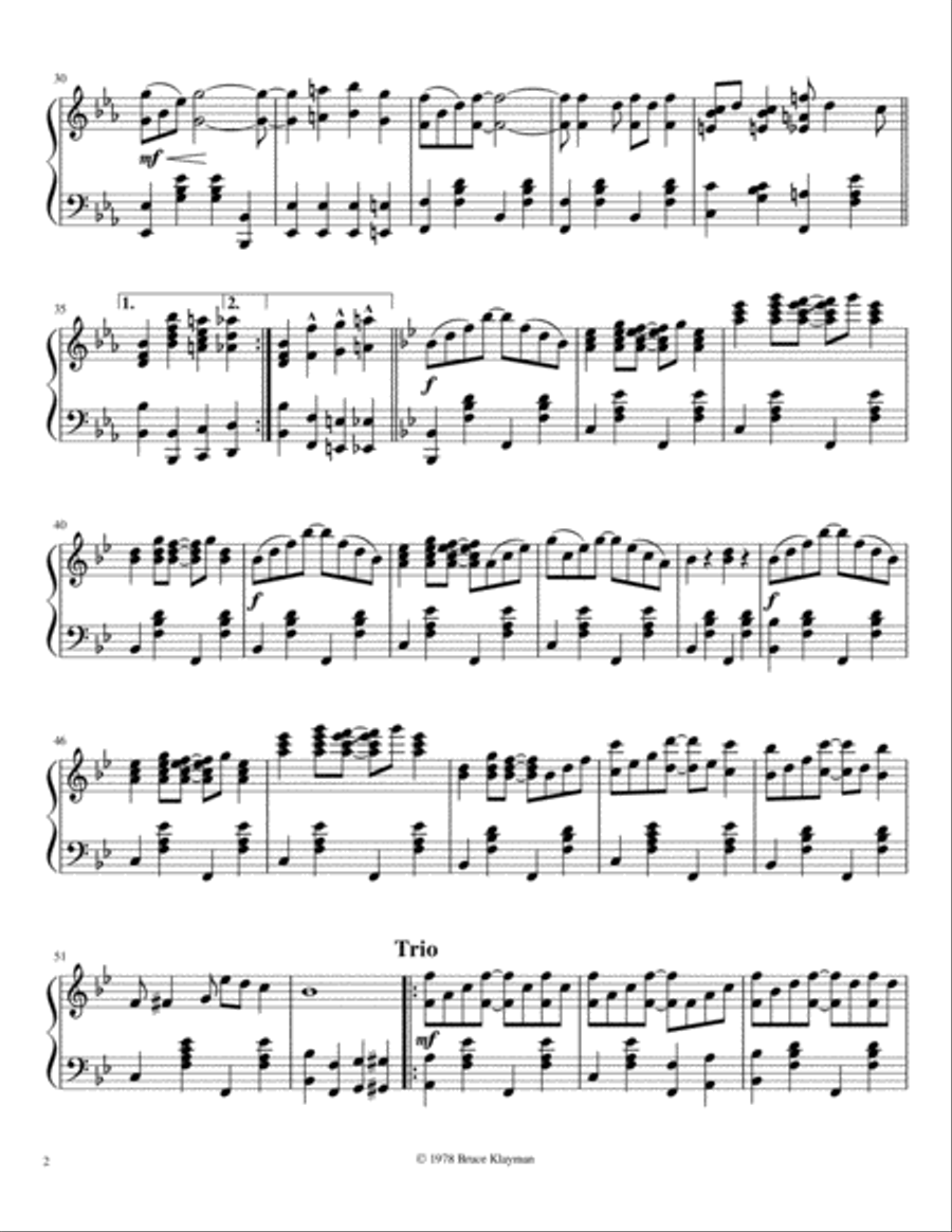 A Ragtime Riot Piano Solo scores gallery preview page 2