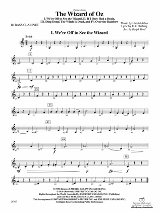 The Wizard of Oz: B-flat Bass Clarinet