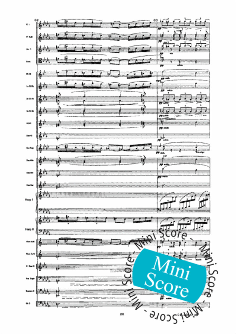 Prelude a L'Apres-Midi D'un Faune Concert Band scores gallery preview page 24