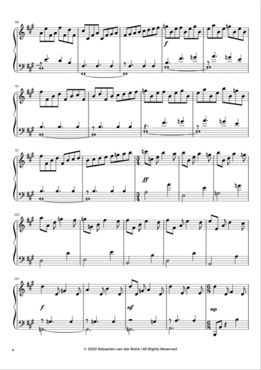 Fall (Phoenix - Part I) Piano Solo scores gallery preview page 4
