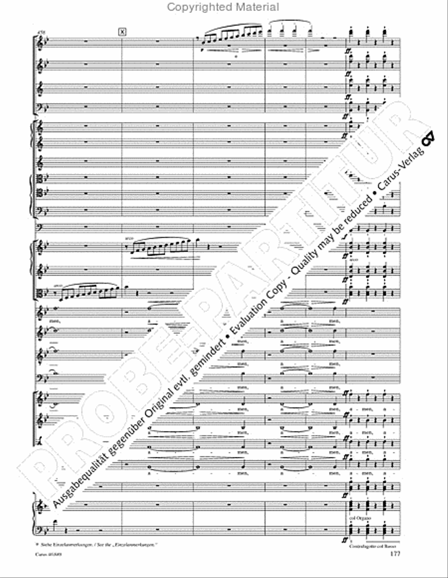 Missa solemnis Missa solemnis 4-Part scores gallery preview page 193