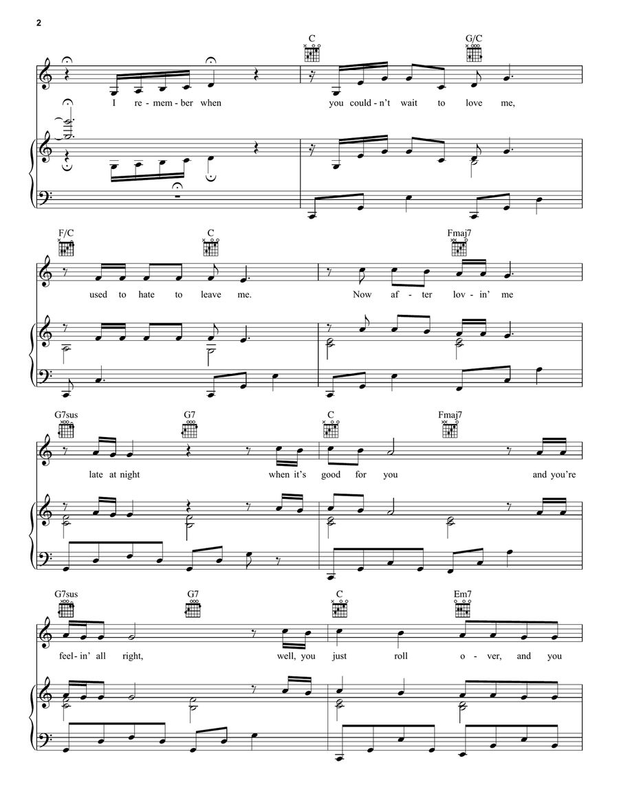 You Don't Bring Me Flowers Acoustic Guitar scores gallery preview page 2
