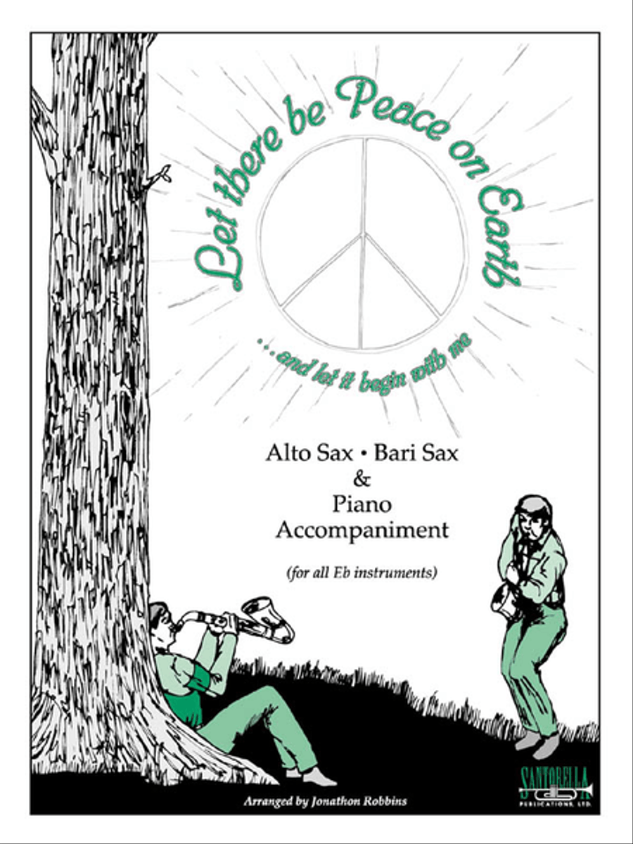 Let There Be Peace On Earth for Alto Sax and Piano Alto Saxophone scores gallery preview page 1