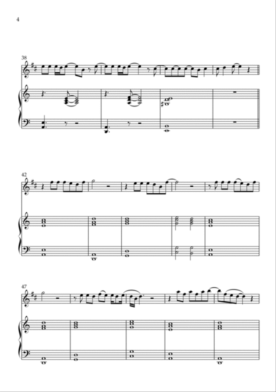 Flowers B-Flat Clarinet scores gallery preview page 4
