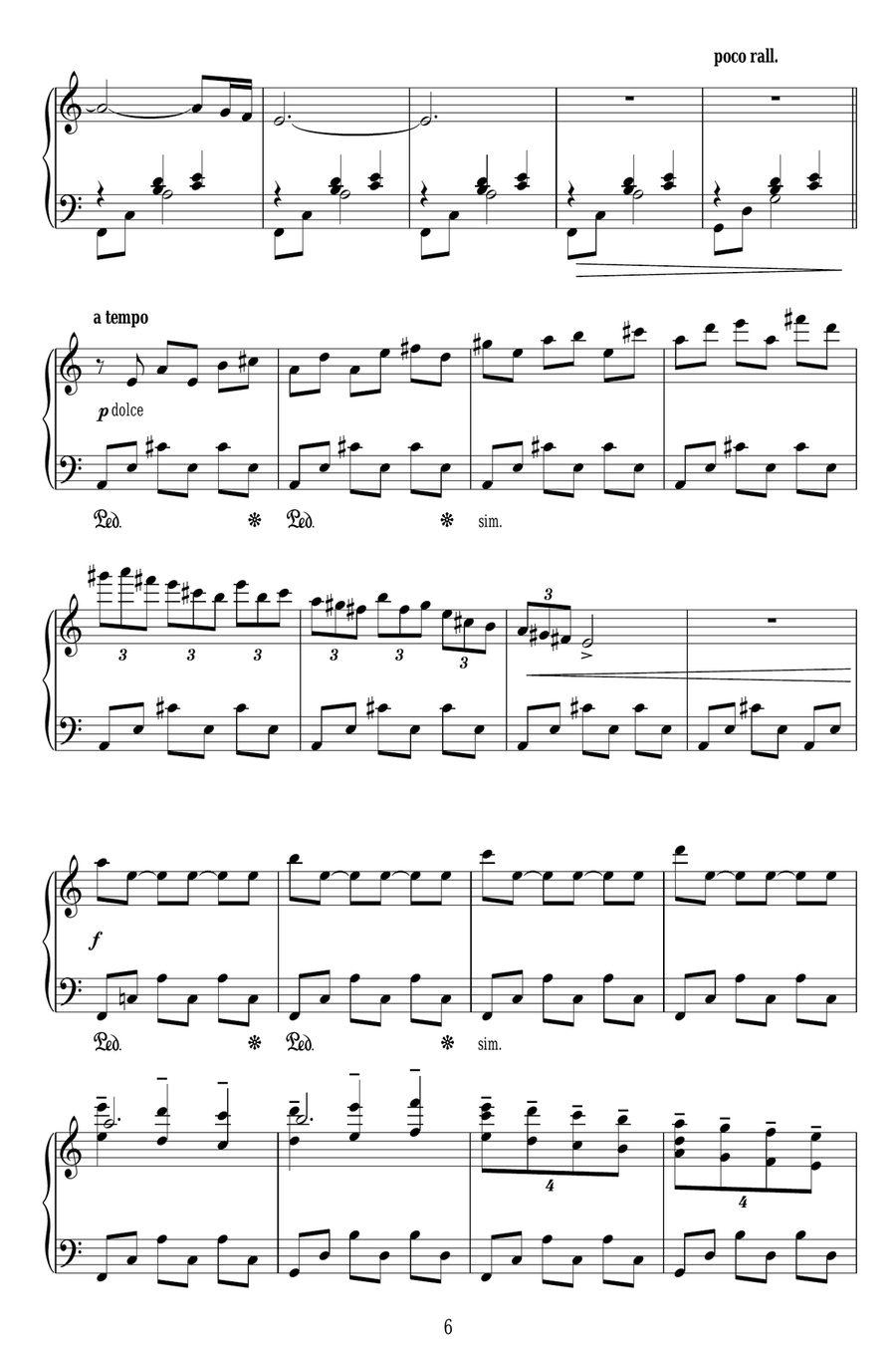 Come Sei Veramente Piano Solo scores gallery preview page 6