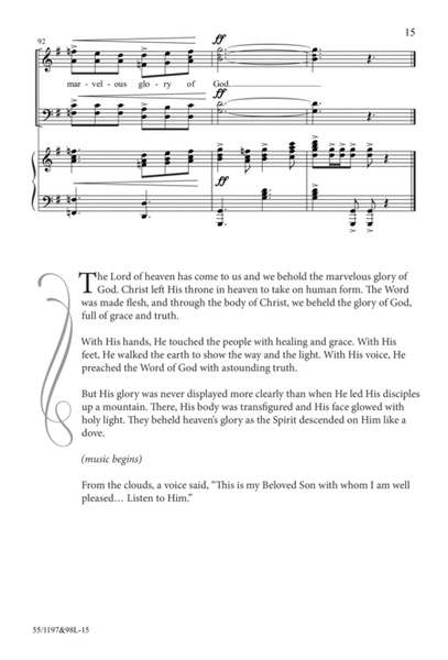 The Body of Christ - SATB with Performance CD image number null