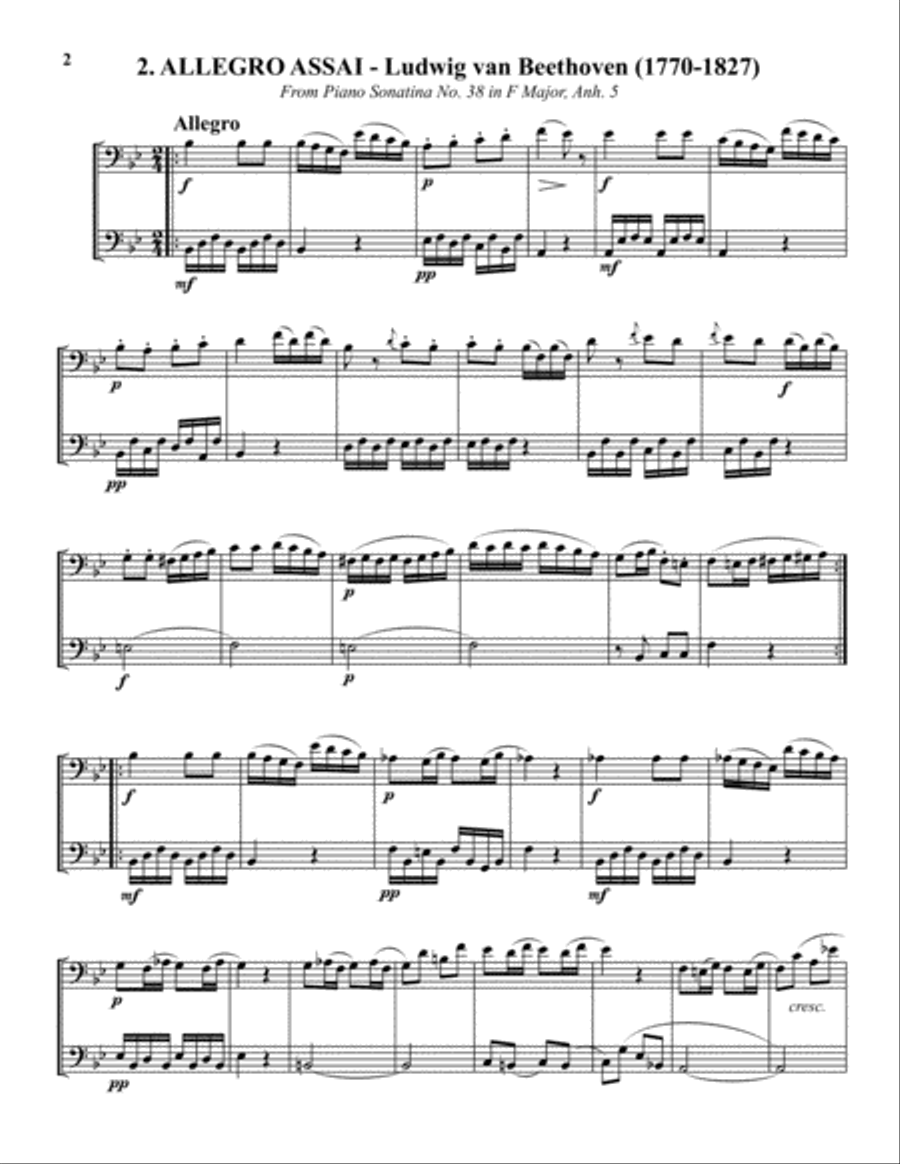 20 Trombone Duets Trombone Duet scores gallery preview page 2