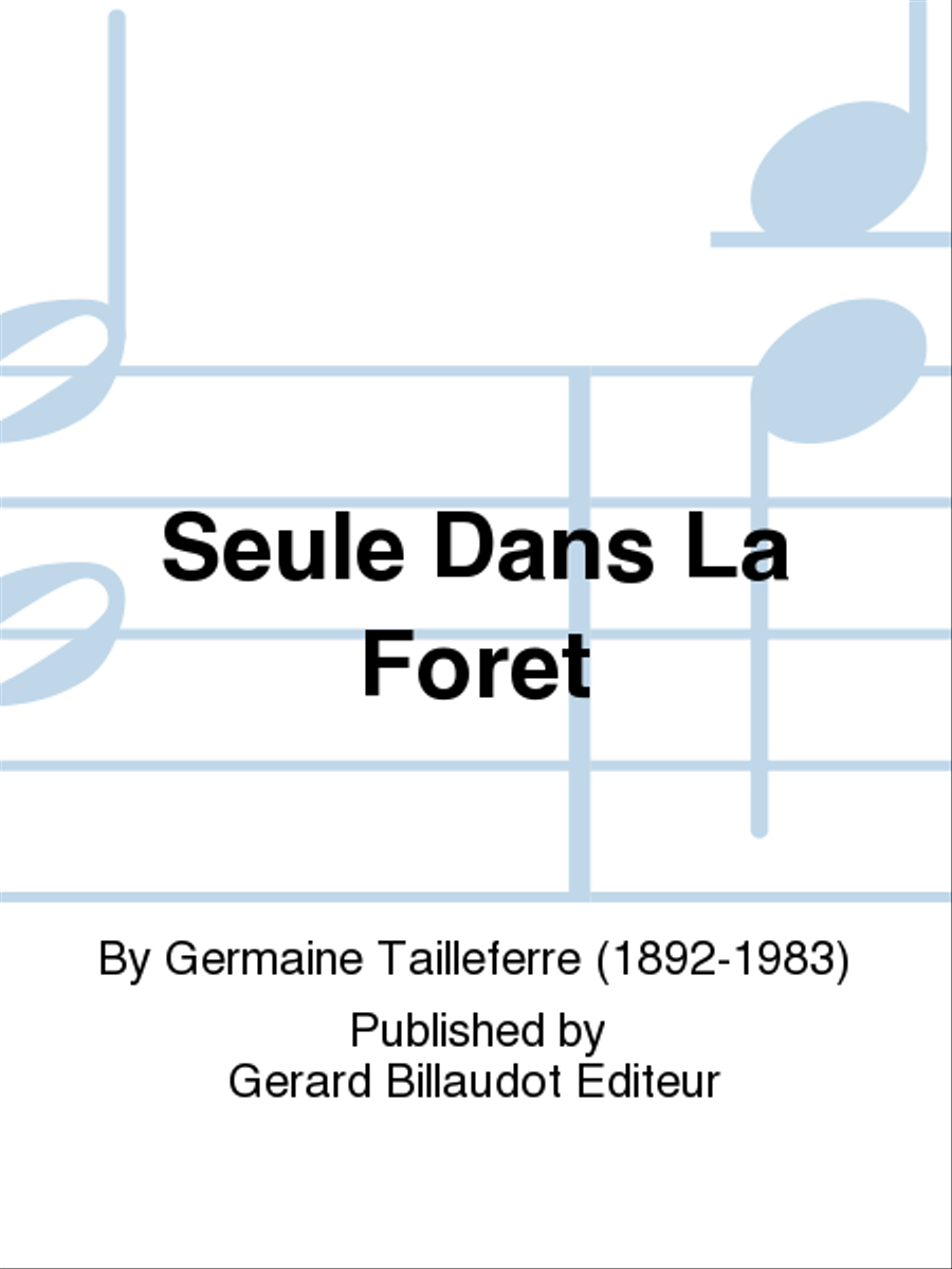 Seule Dans La Foret Chamber Music scores gallery preview page 1