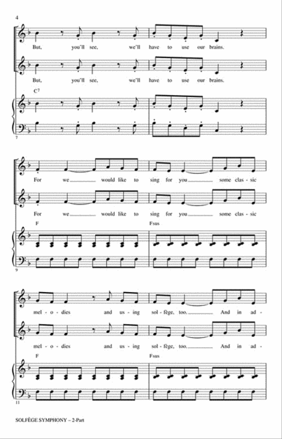 Solfege Symphony 2-Part scores gallery preview page 3