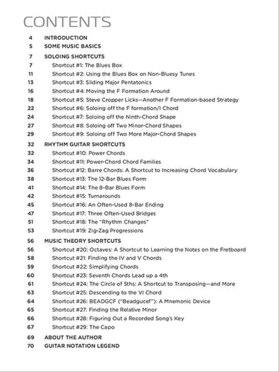 Shortcuts for Guitar Shortcuts for Guitar Guitar scores gallery preview page 2