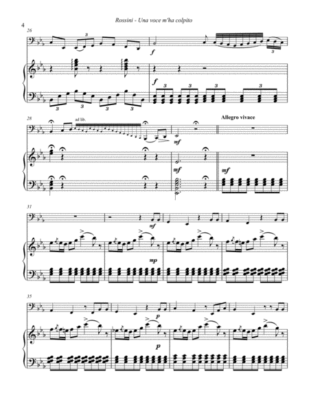 Una voce m’ha colpito - Opera aria for Tuba solo and Piano image number null