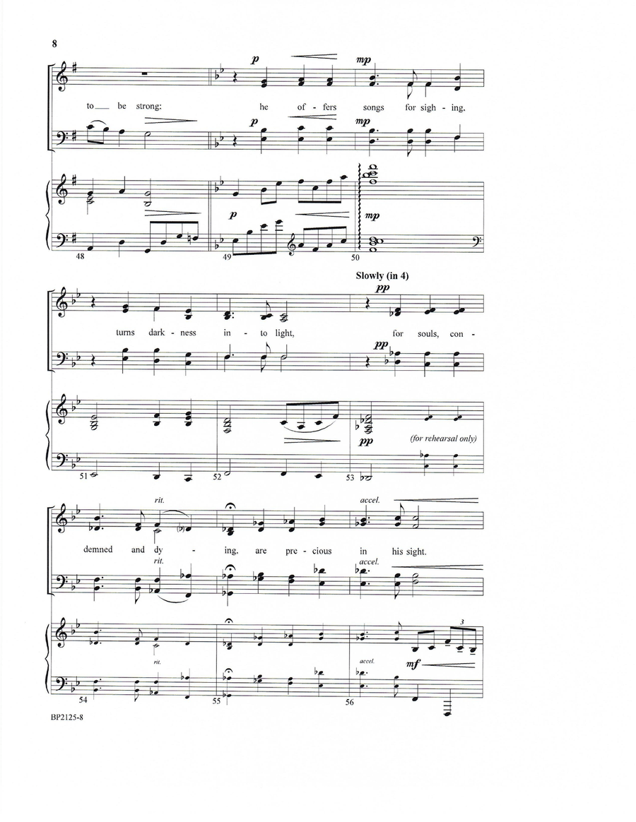 Hail to the Lord's Anointed 4-Part scores gallery preview page 6