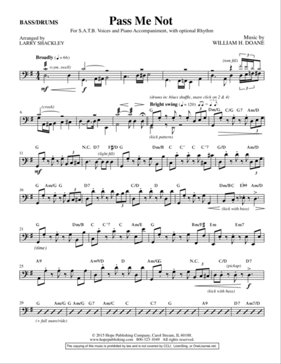 Pass Me Not Guitar scores gallery preview page 4