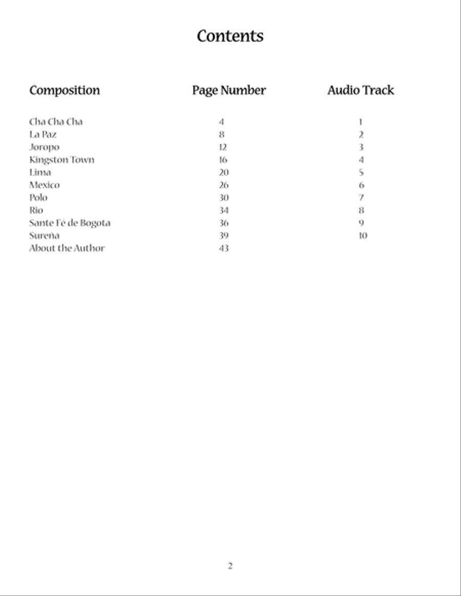 Latinas for Two Guitars Acoustic Guitar scores gallery preview page 3