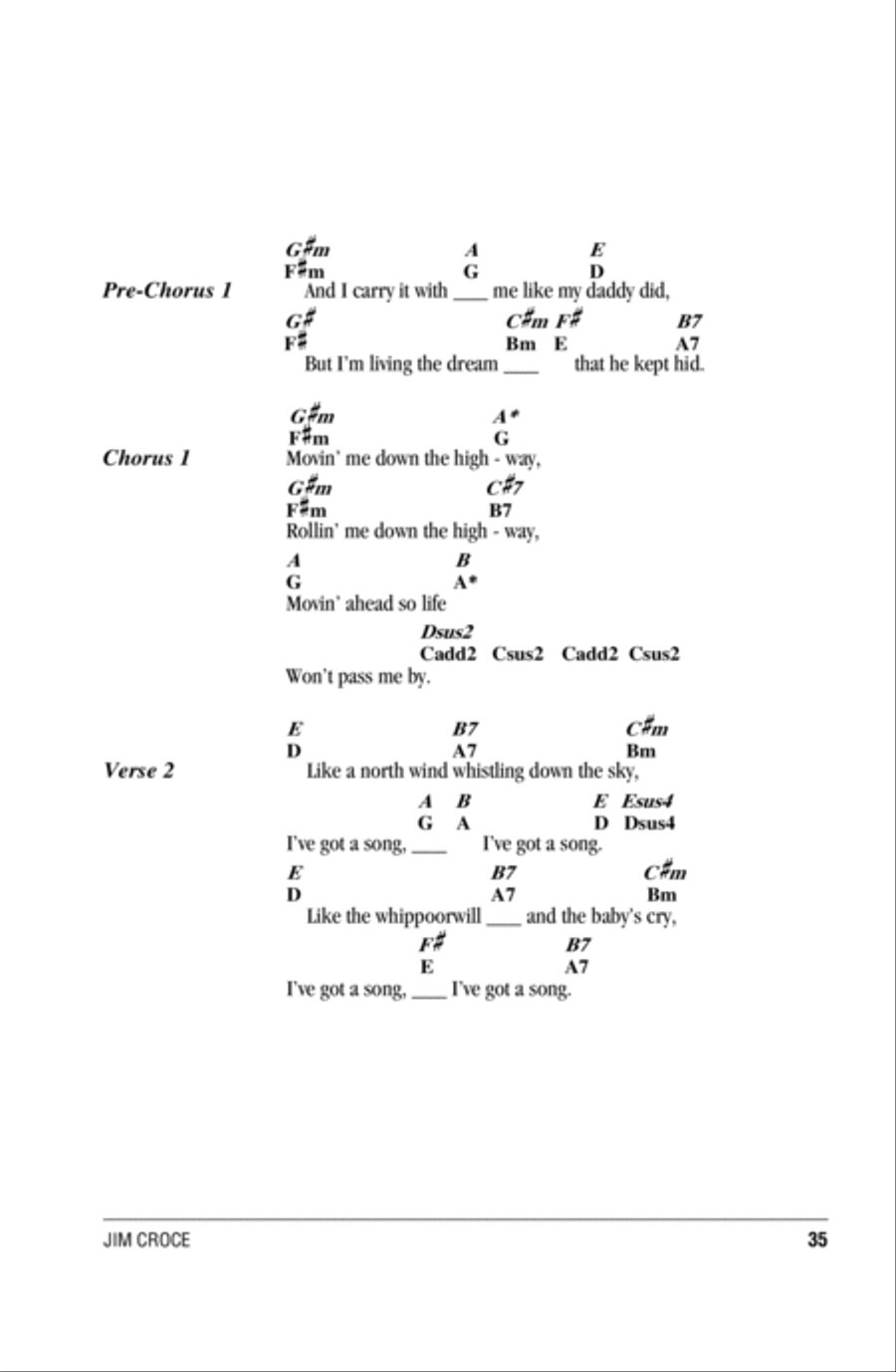 I Got A Name Acoustic Guitar scores gallery preview page 2