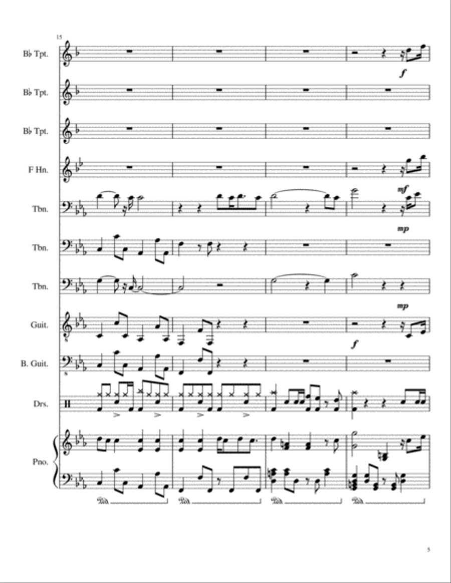 Skyfall Small Ensemble scores gallery preview page 5