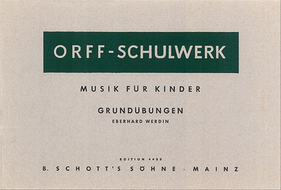 Grundubungen (musik Fur Kinder)