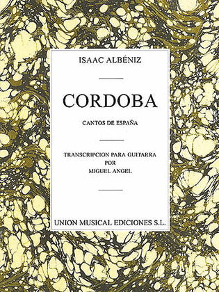 Book cover for Albeniz Cordoba (angel) Guitar