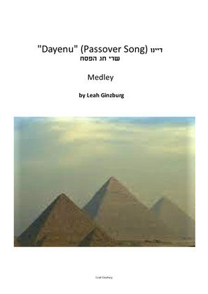 Book cover for "Dayenu" (Passover Song) דיינו שרי חג הפסח Medley