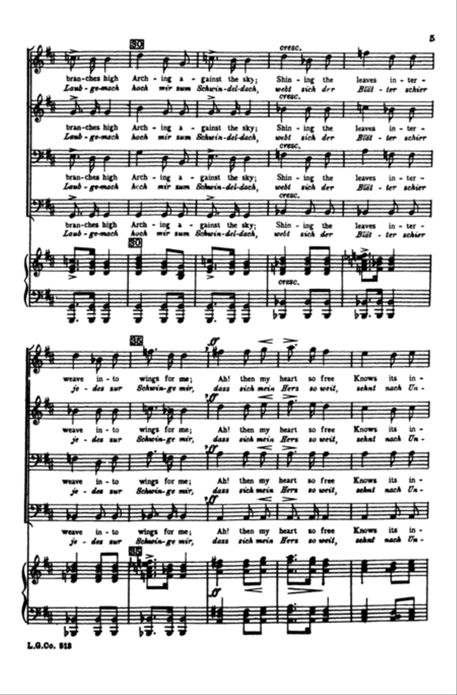 Widerspruch Men's Choir scores gallery preview page 18