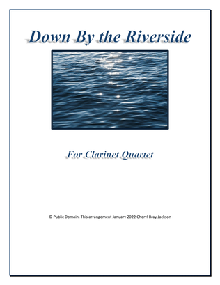 Book cover for Down By the Riverside for Clarinet Quartet