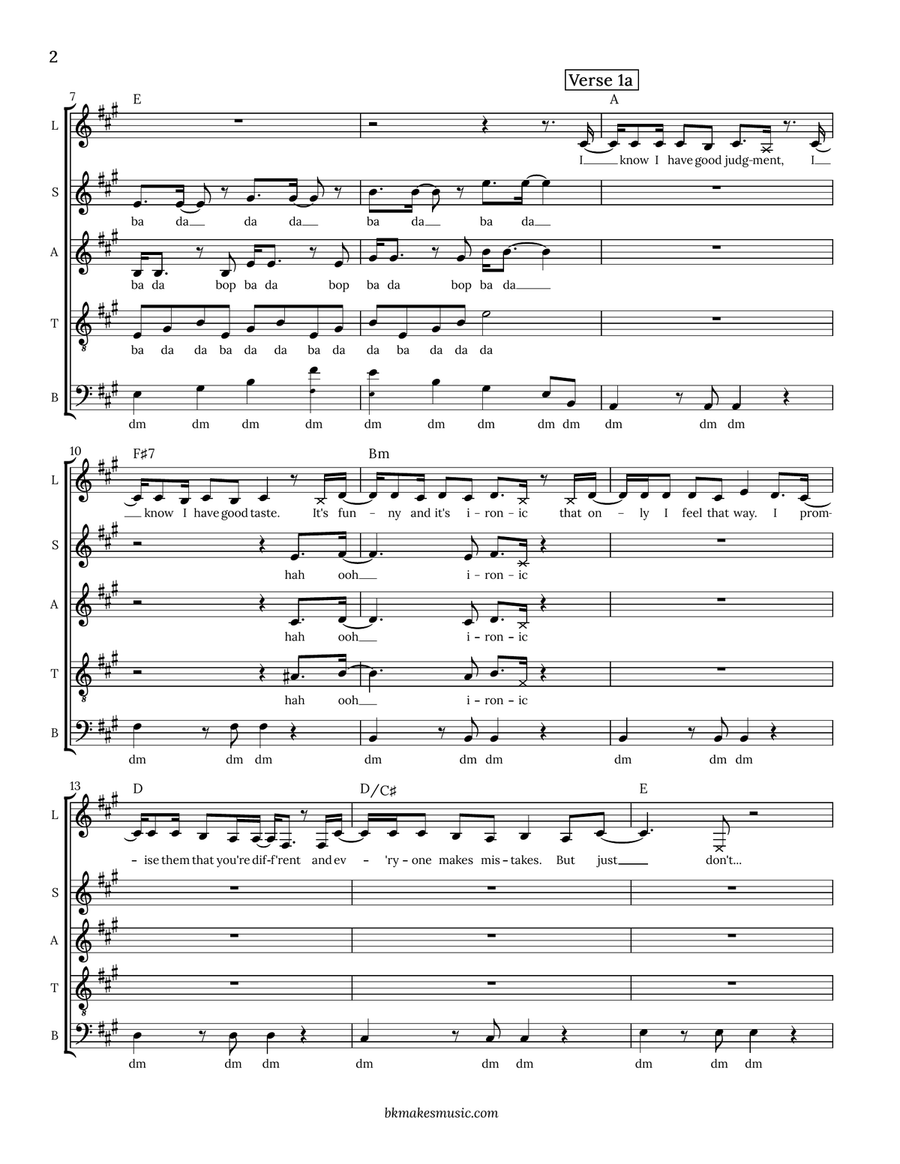 Please Please Please 4-Part scores gallery preview page 3