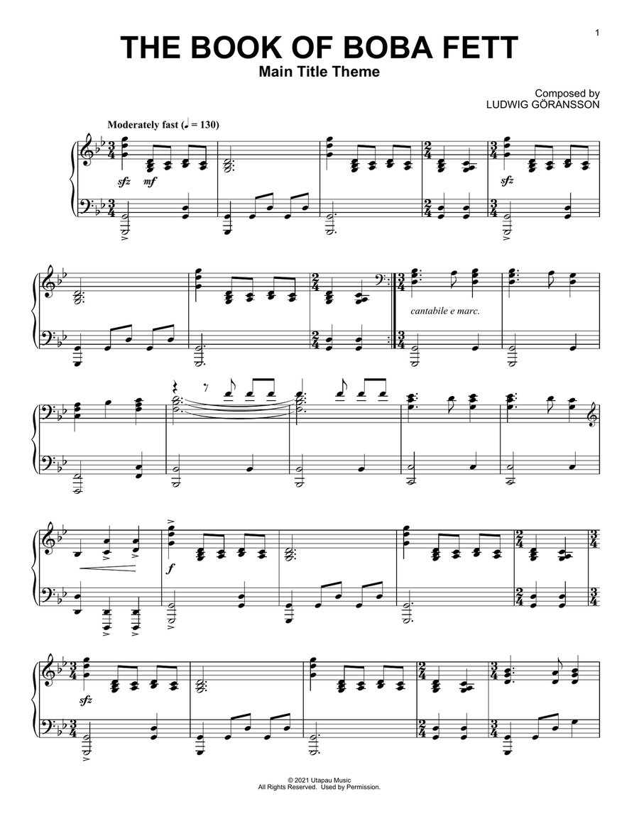 The Book Of Boba Fett (Main Title Theme)