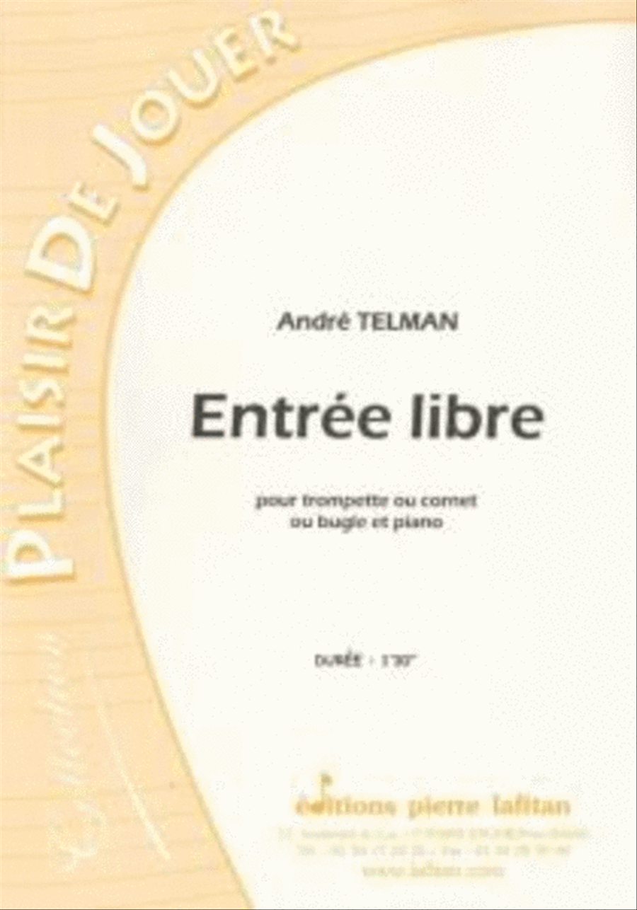Entrée Libre Cornet scores gallery preview page 1